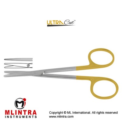 UltraCut™ TC Metzenbaum Dissecting Scissor Straight Stainless Steel, 11.5 cm - 4 1/2"